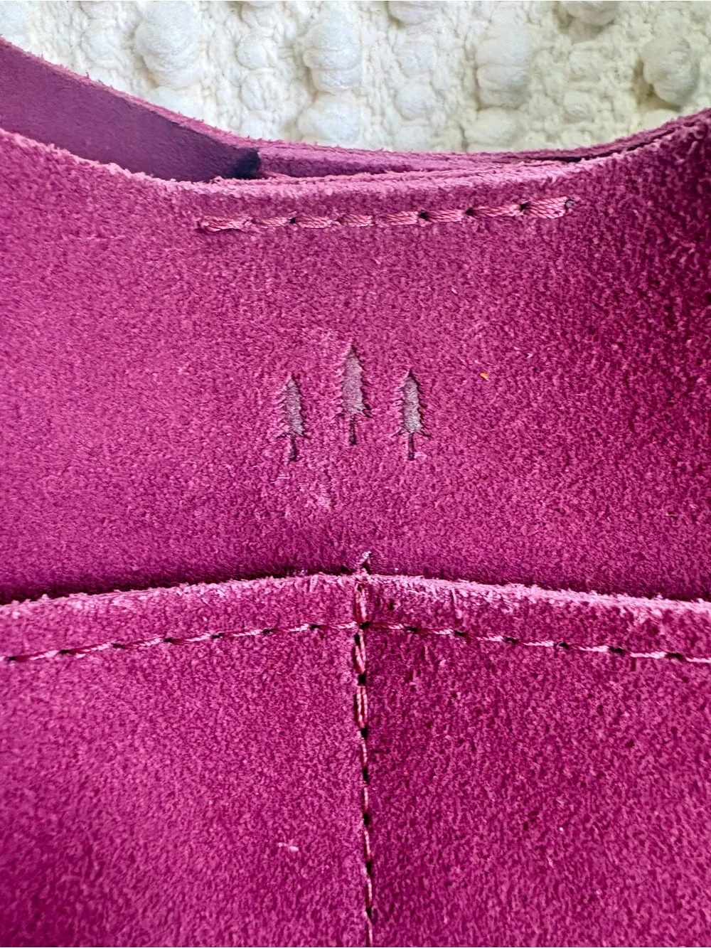 Portland Leather Superbloom Suede Shoulder Bag